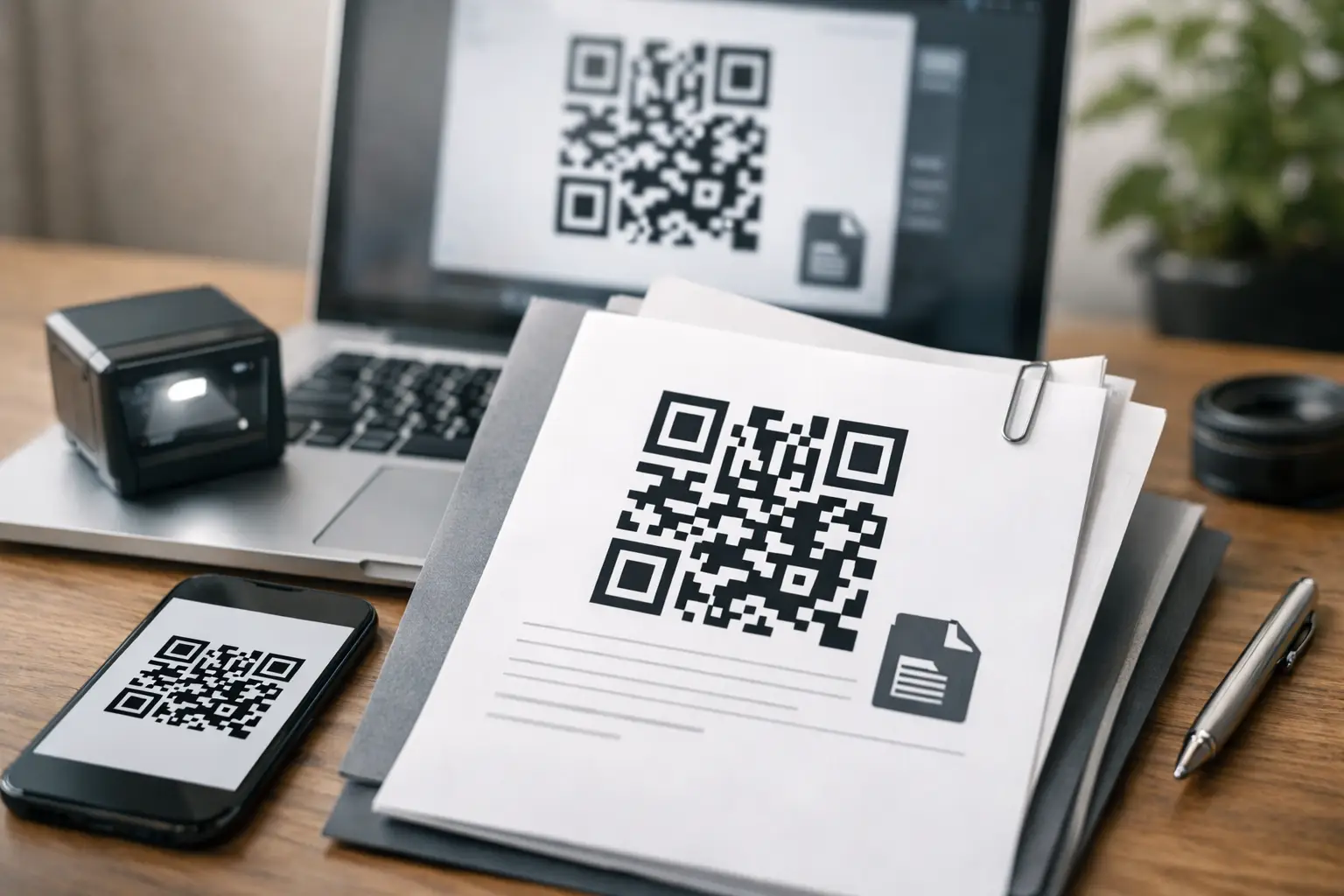 Free Static QR Code Generator for PDF