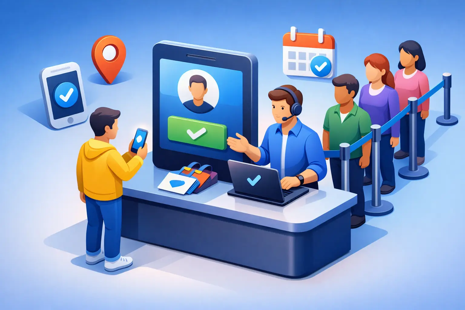 How an Event QR Code Check In Page Works