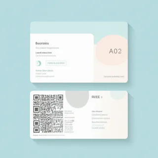 Business card flip side