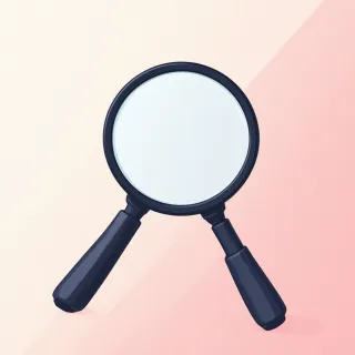Magnifying glass prop