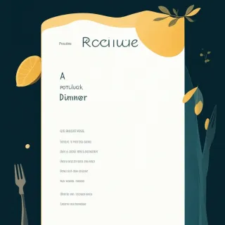 A recipe card with a twist