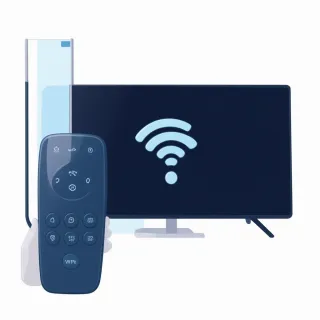 Next to the TV Remote