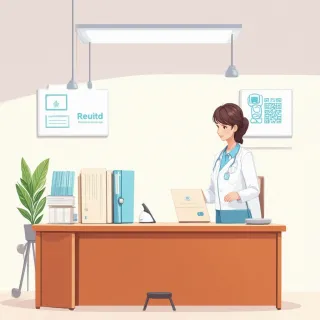 Admission-packet QR styling