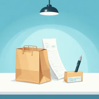 Receipts and gift packaging