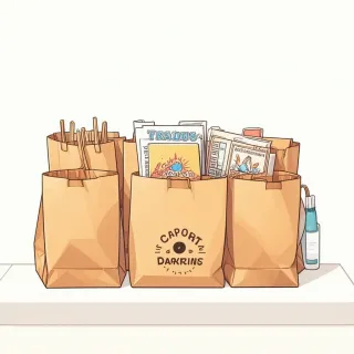 Bag stuffer cards